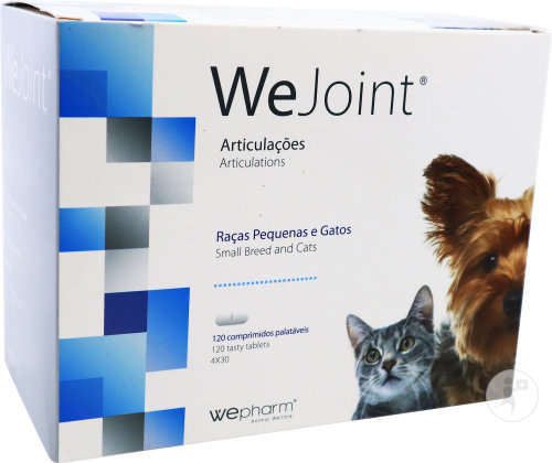 Wepharm WeJoint Articulations Aliment Complémentaire Petits Chiens Et Chats 120 Comprimés