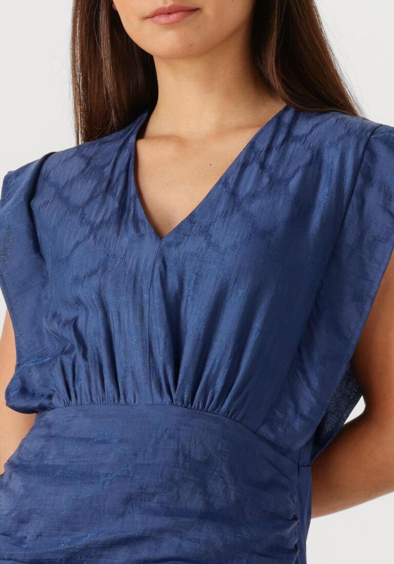 donkerblauwe suncoo mini jurk cyana