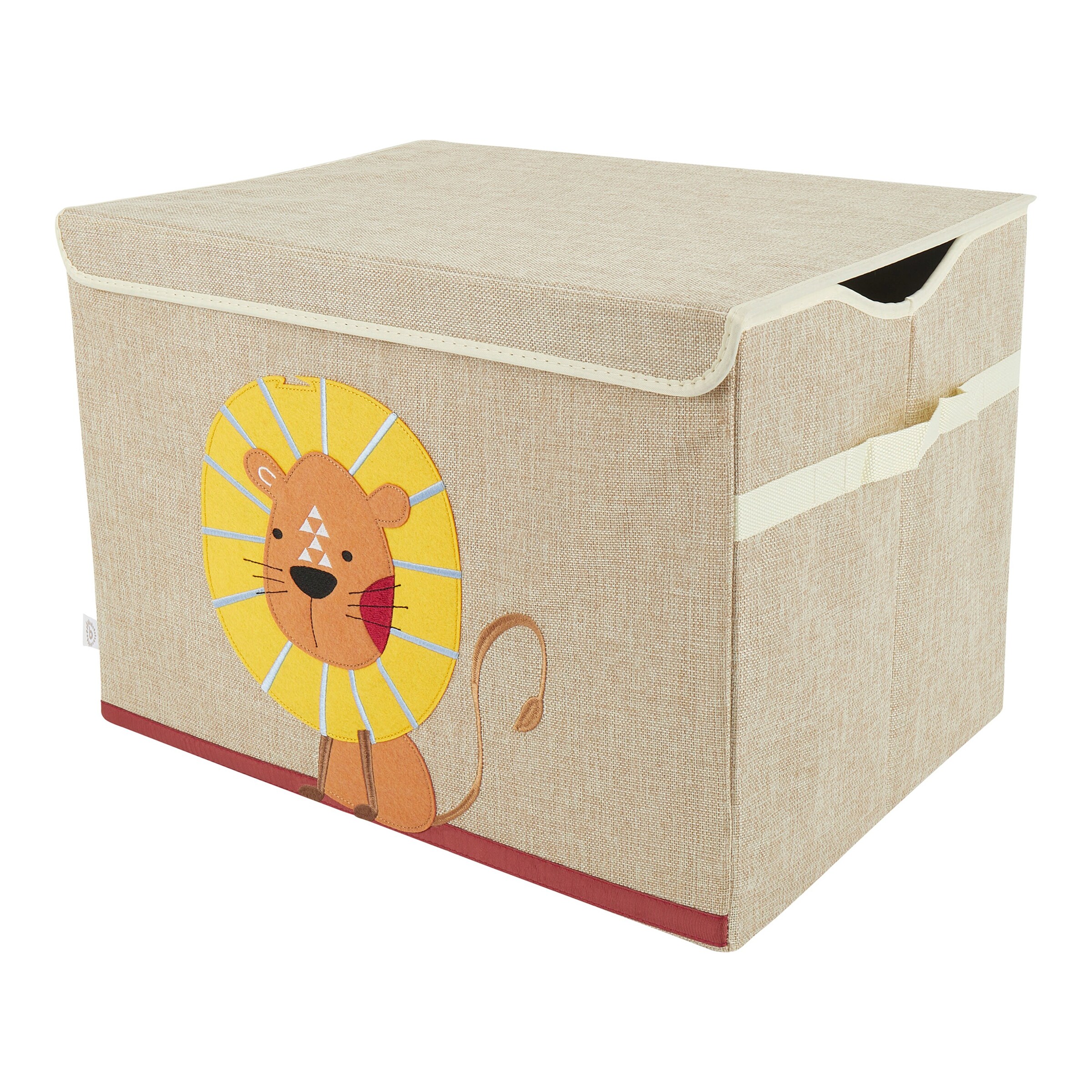 Bieco Aufbewahrungskiste 36x51x36 cm Löwe / beige / braun / orange