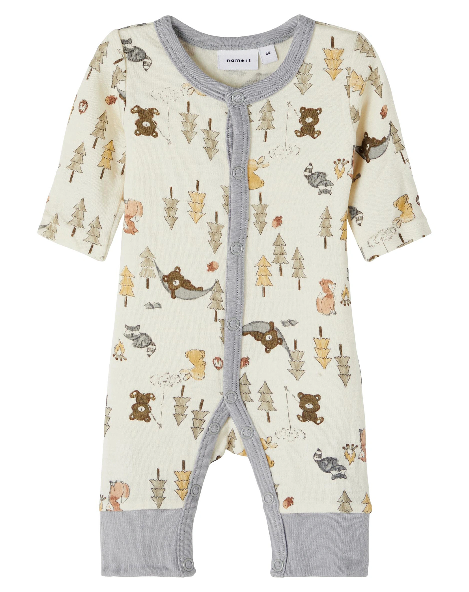 Schlafstrampler NBMWILLU WOOL in turtledove