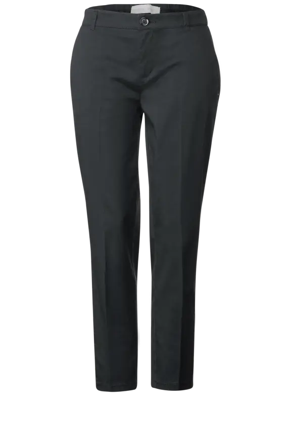 Casual Fit Chinohose - dark stone grey