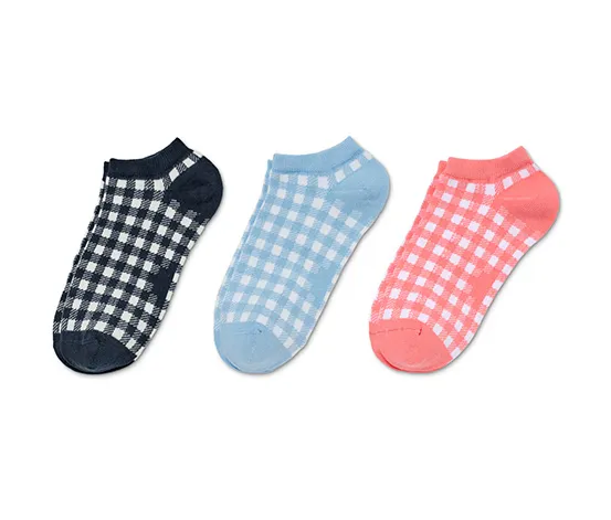 3 Paar Sneakersocken, Karos