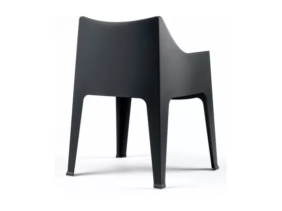 Chaise fauteuil d'intérieur et d'extérieur avec accoudoirs Geranio