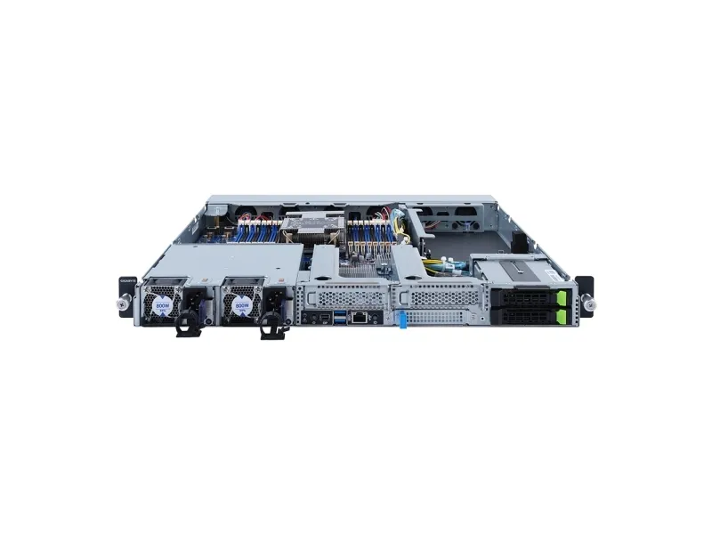 Gigabyte E162-220 (rev. 100) - Server - rack-monterbar - 1U - envejs - uden CPU op til - RAM 0 GB - SATA - hot-swap 2.5