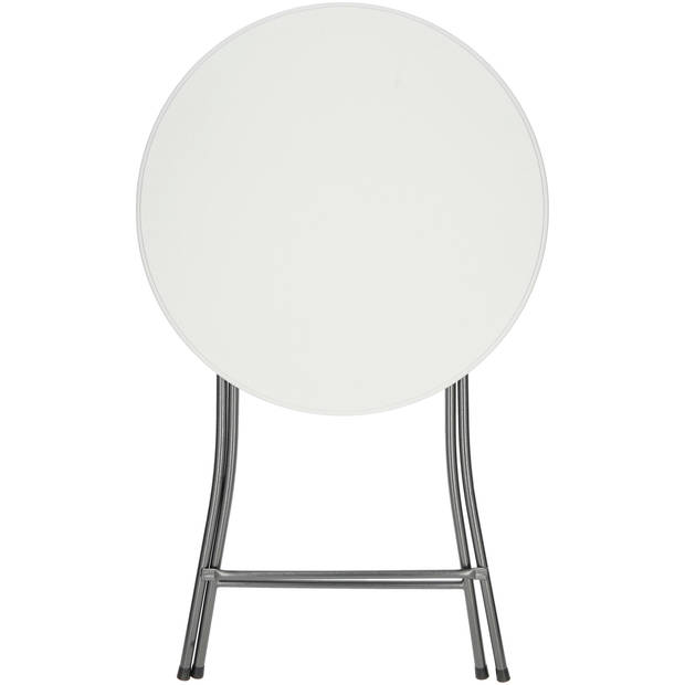Statafel wit, D80 X H110CM