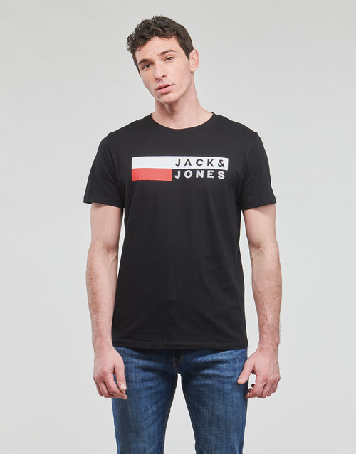 Jack & Jones - JJECORP LOGO TEE SS O-NECK - Noir