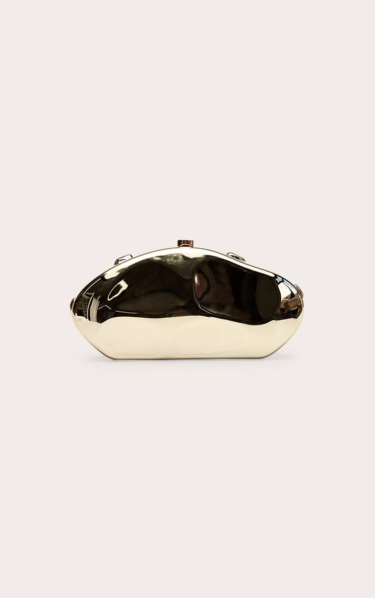 Doré Pochette Rigide Texturée