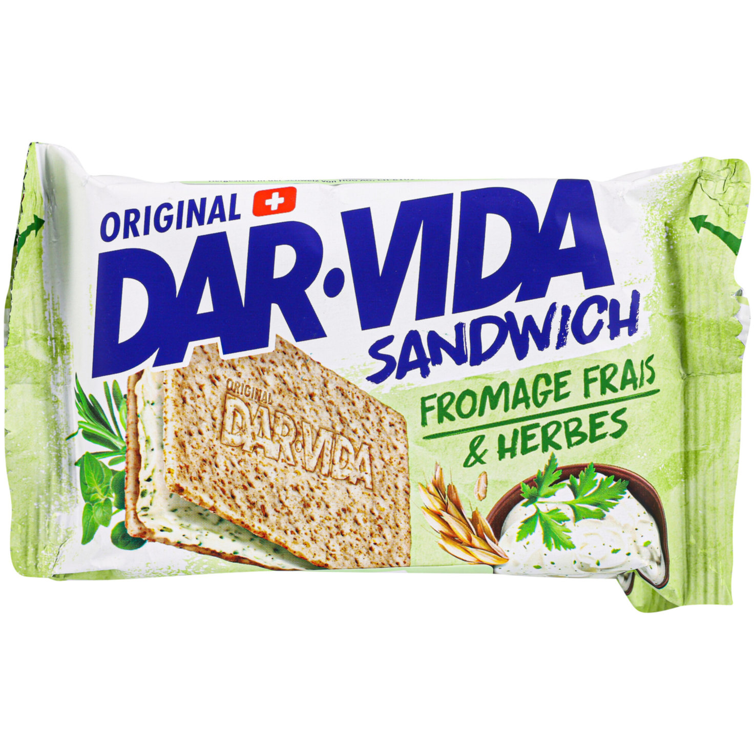 Dar-Vida Sandwich Fromage & Herbes 3 Portionen