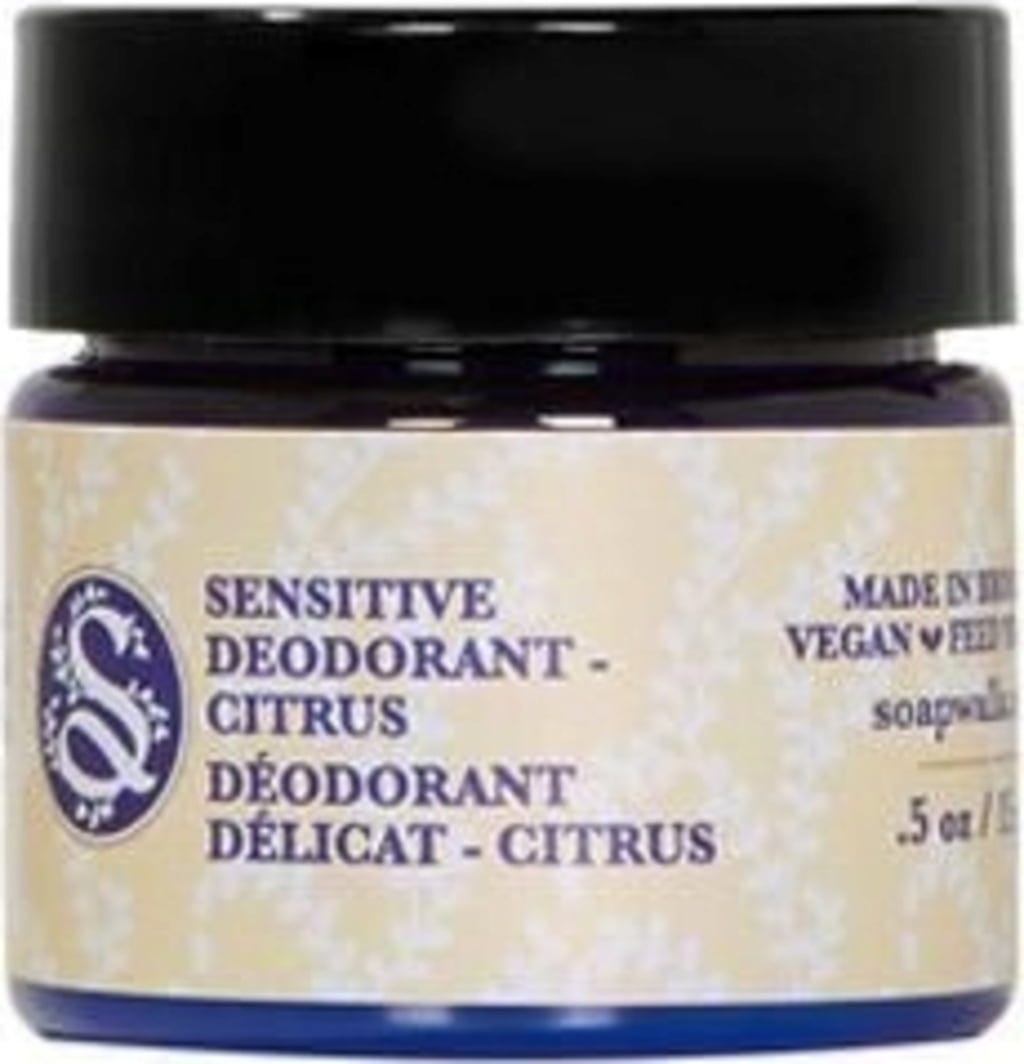 Soapwalla  Deodorant Cream Sensitive Travel Size, Citrus (15 g)