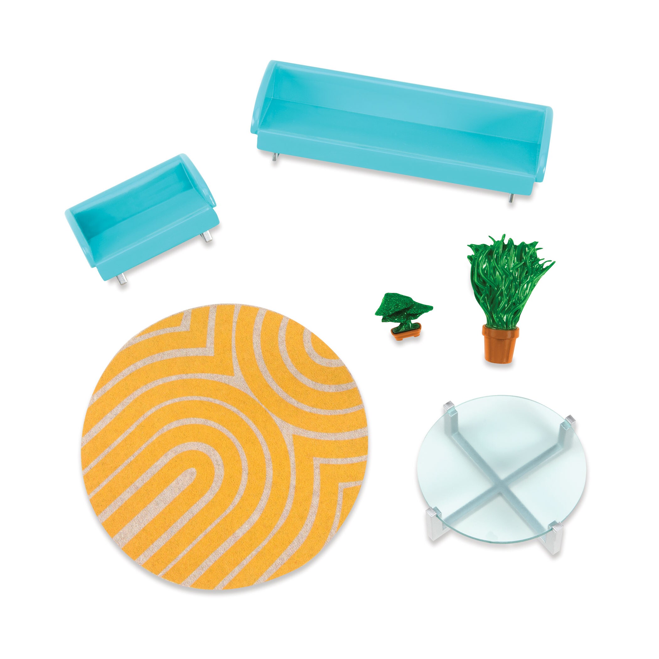 LORI Puppenhaus Wohnzimmer-Set