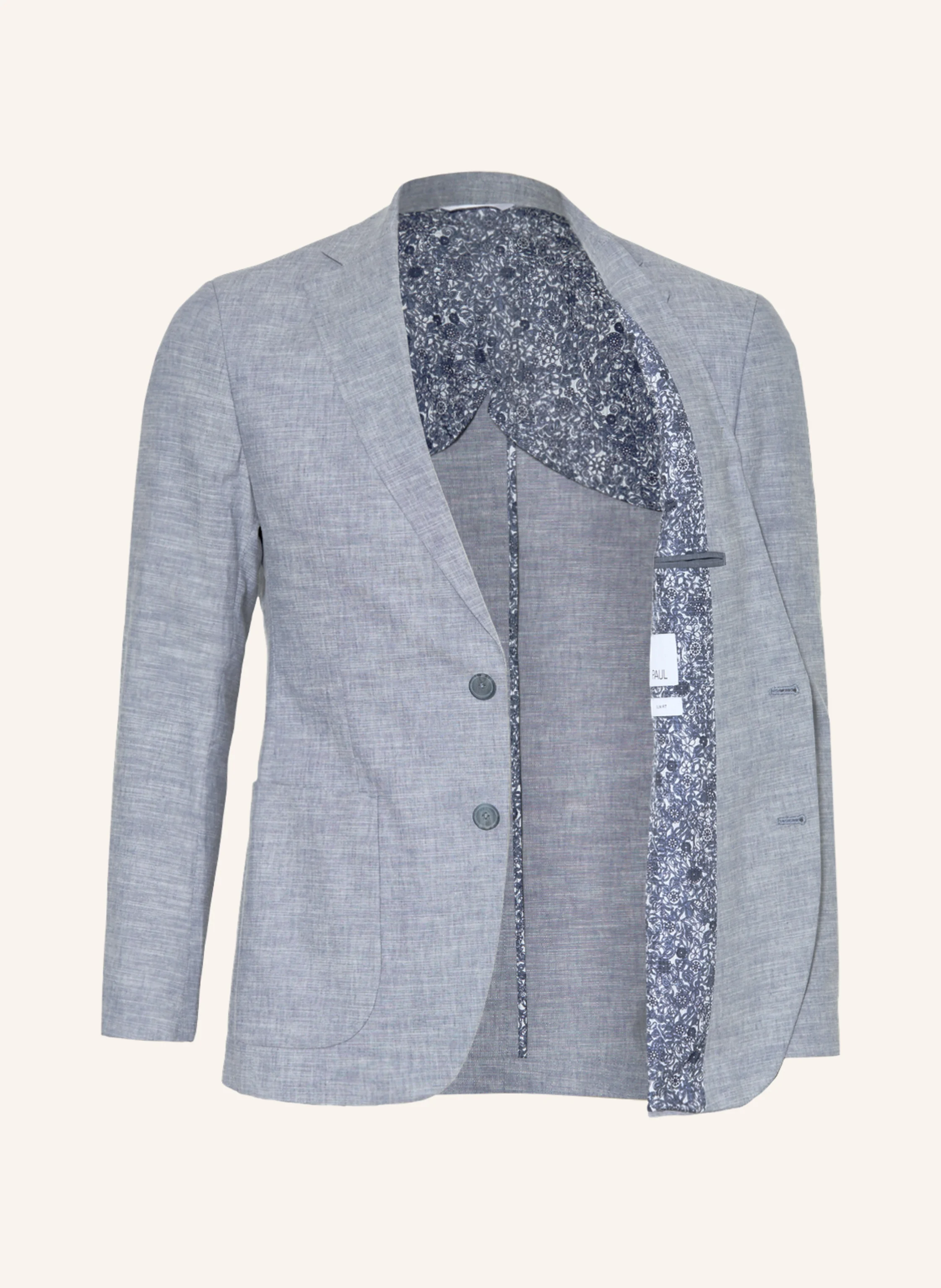 PAUL Anzugsakko Slim Fit mit Leinen