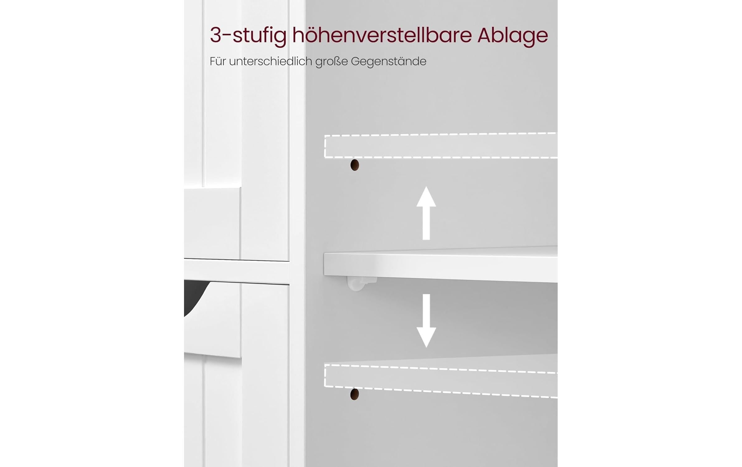VASAGLE Mehrzweckschrank »Badezimmerschrank«