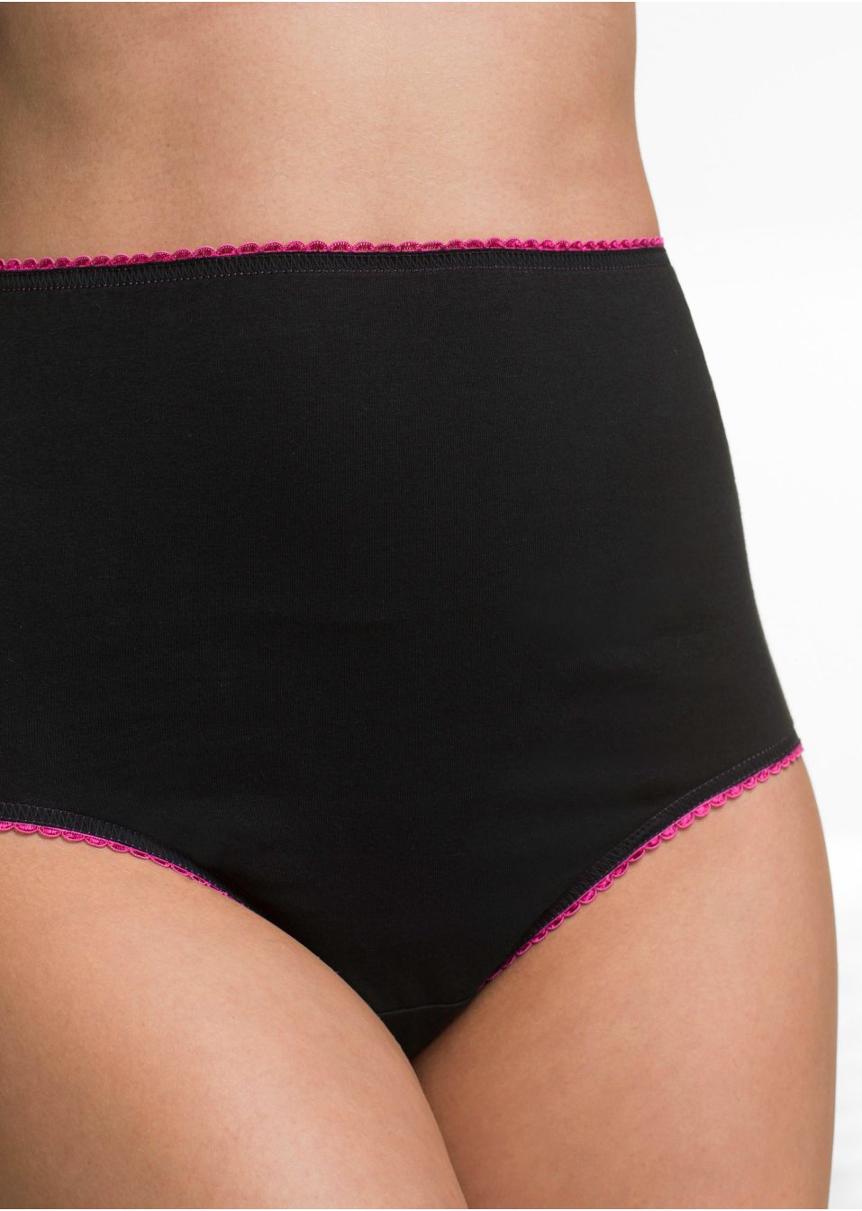 Lot de 5 slips taille haute