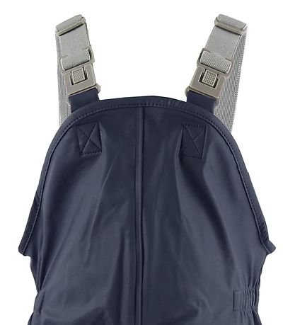 Color Kids Regenhose m. Träger - PU - Navy