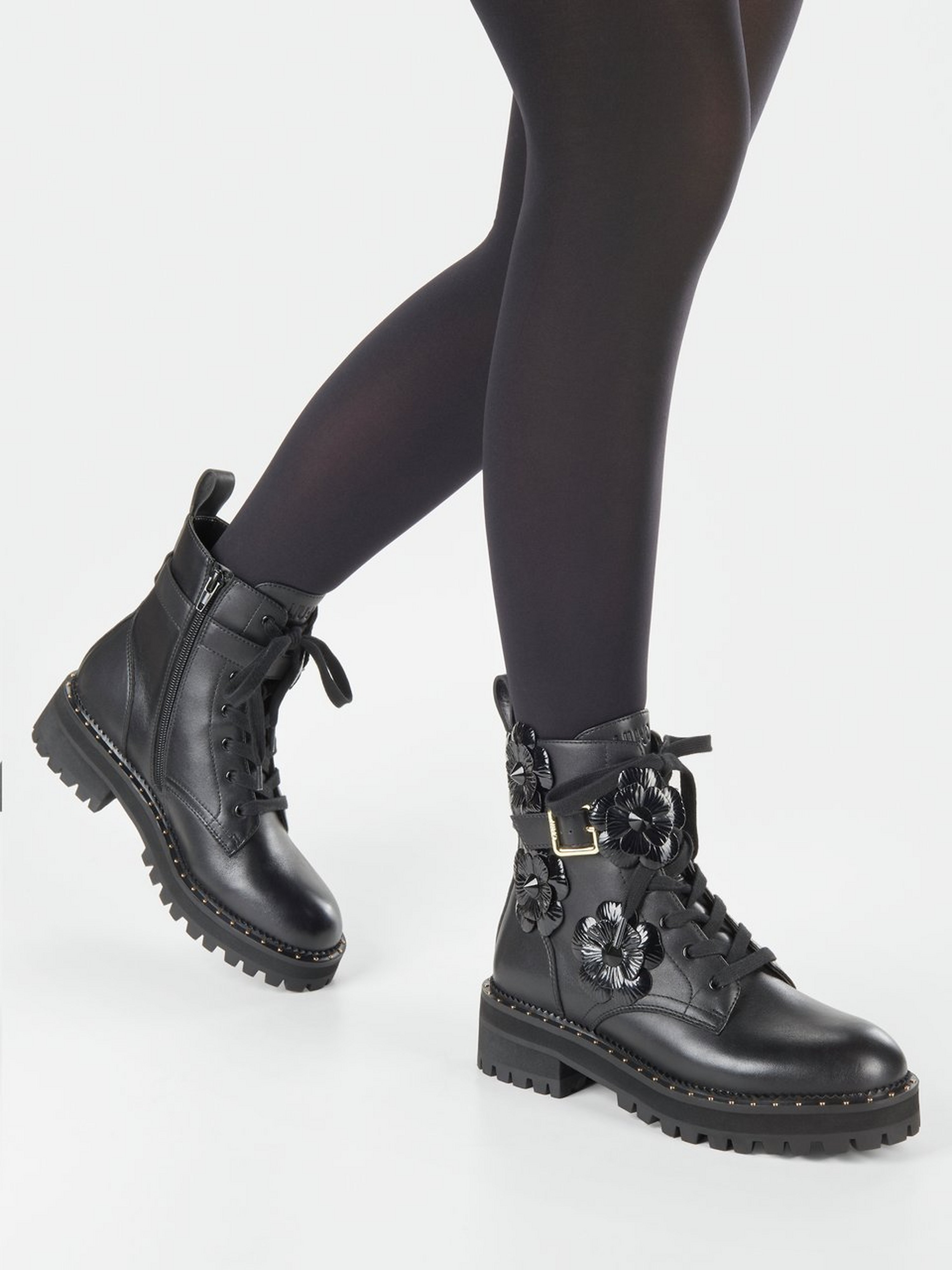 Stiefelette Pink