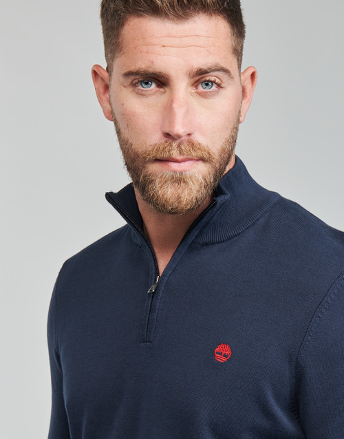 Timberland - LS WILLIAMS RIVER 1/4 ZIP - Marine