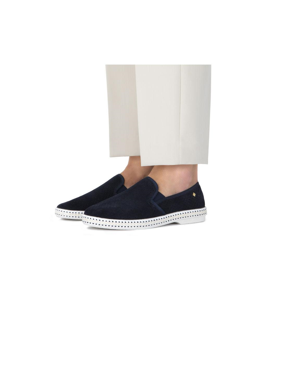 rivieras Espadrilles Homme classic suede marine