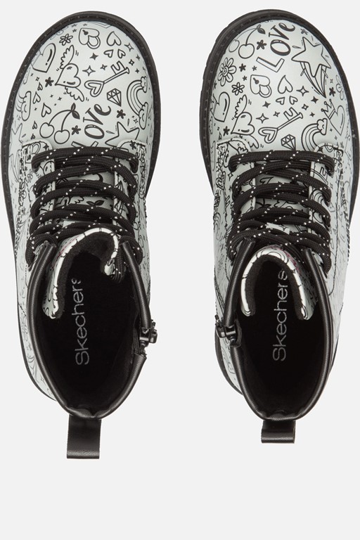 Skechers Gravlen Hi Veterboots wit Synthetisch