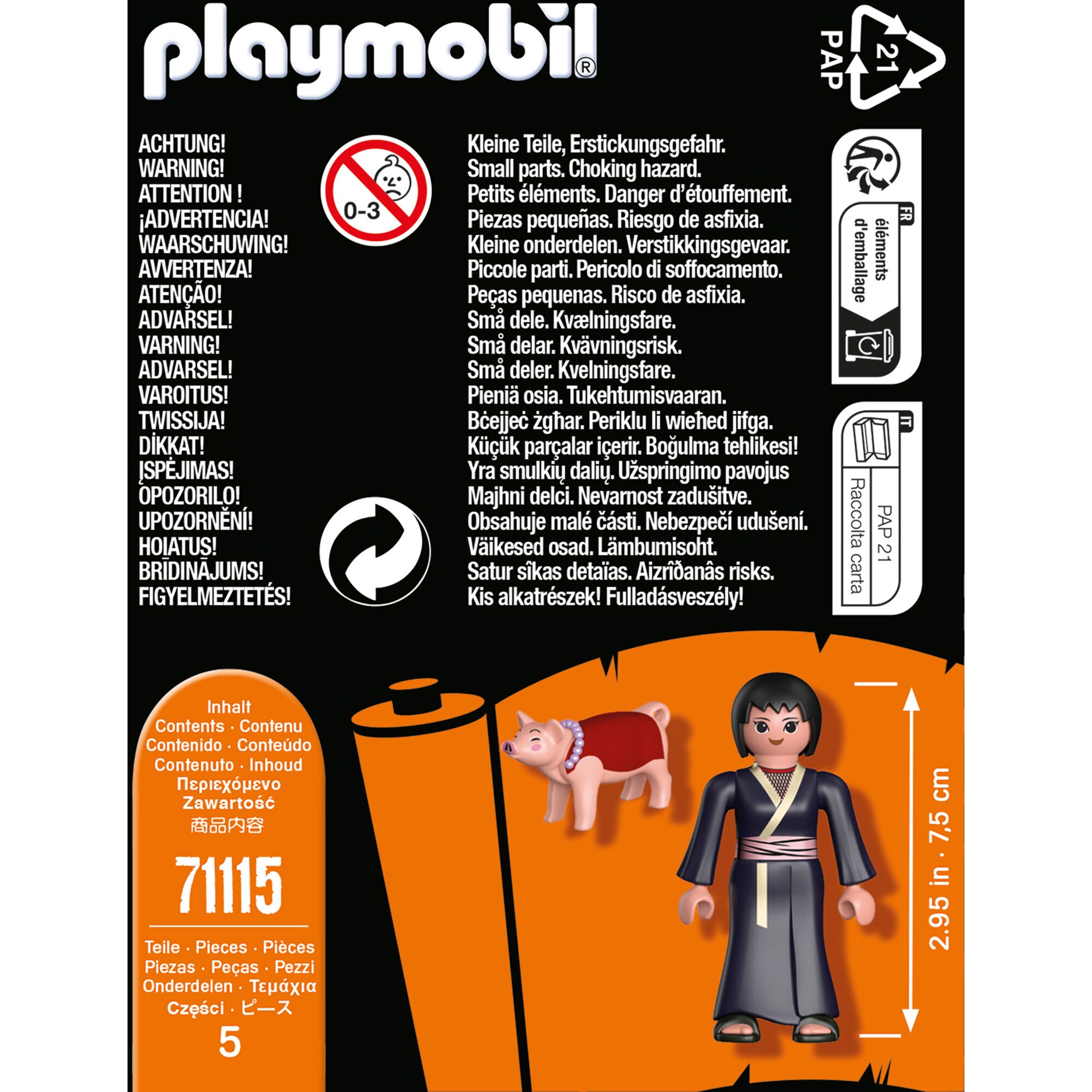 PLAYMOBIL Konstruktionsspielzeug Naruto Shippuden - Shizune