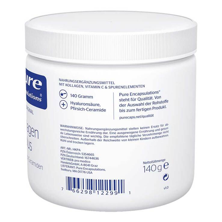 Pure Encapsulations Kollagen plus Pulver, 140 g