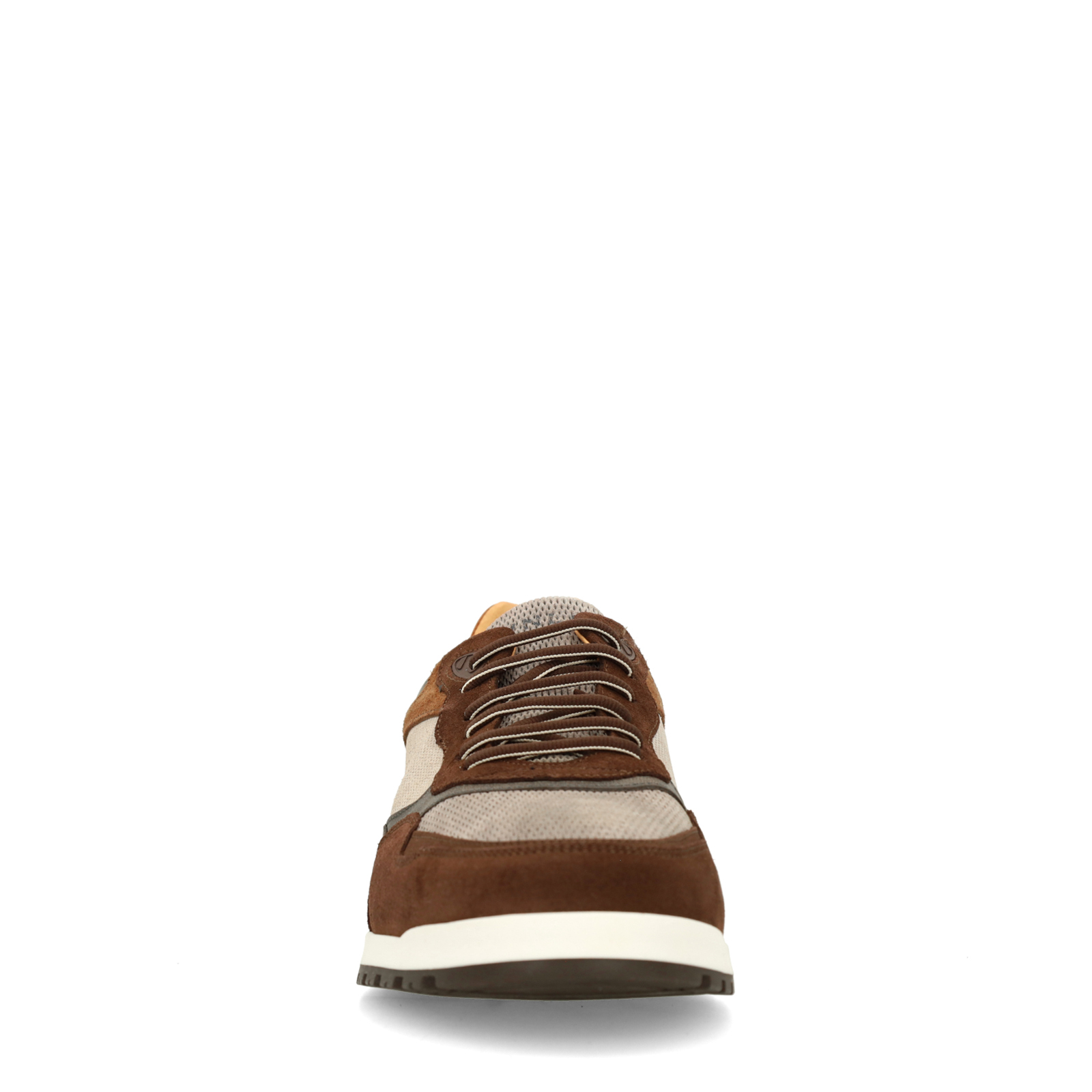 Bruine suède sneakers