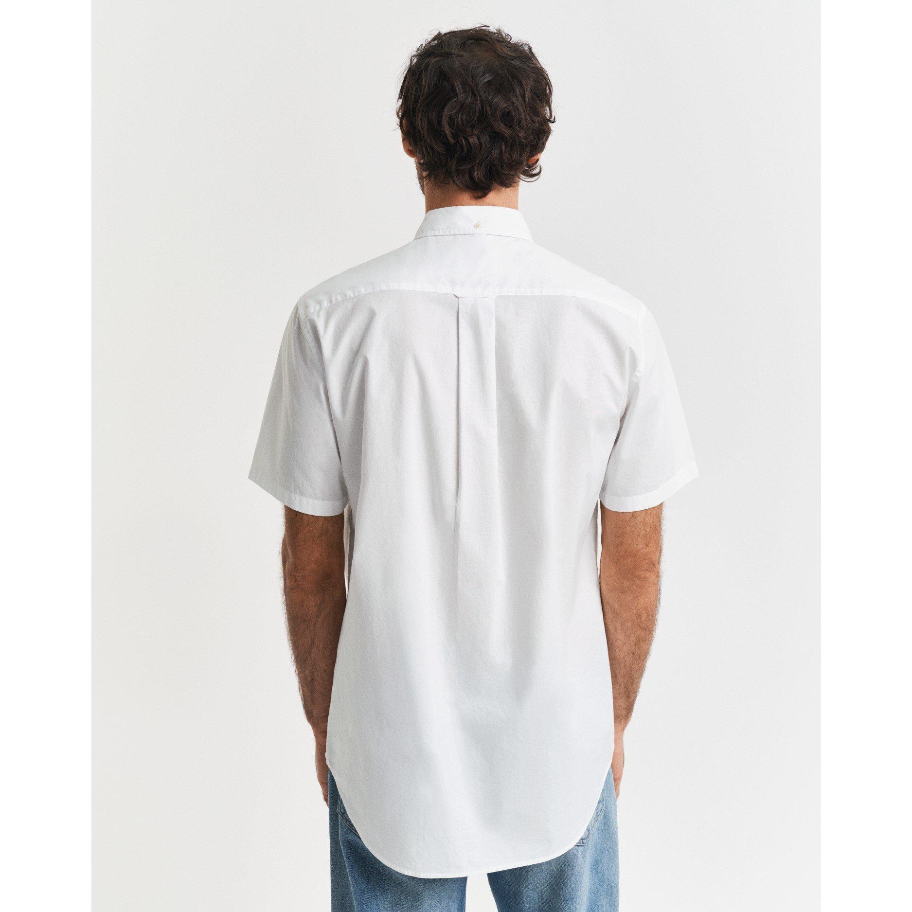 Gant Regular Fit Classic Poplin Short Sleeve Shirt