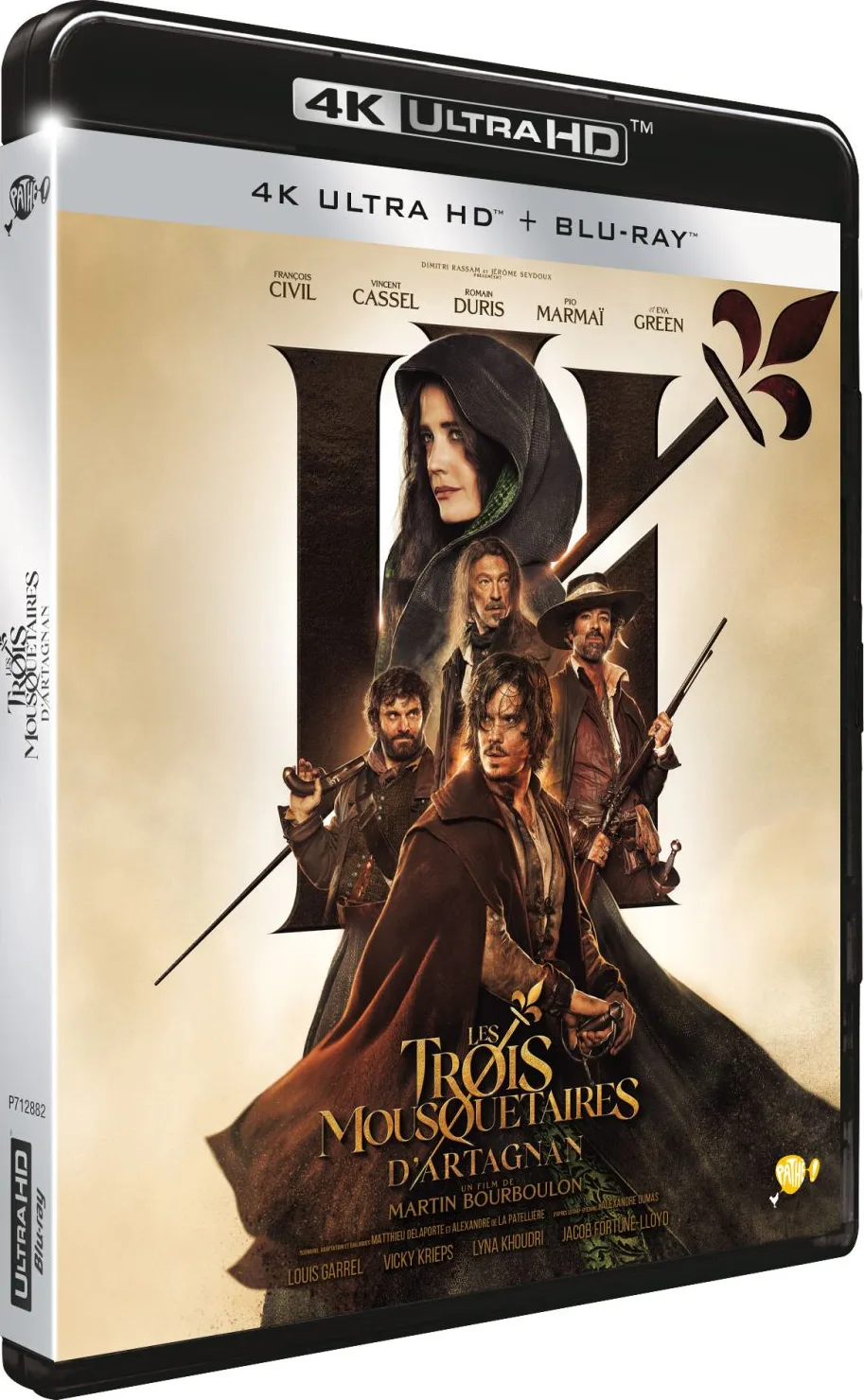Les Trois Mousquetaires - D'Artagan (Blu-ray UHD 4K   Blu-ray) Disques Blu-ray films