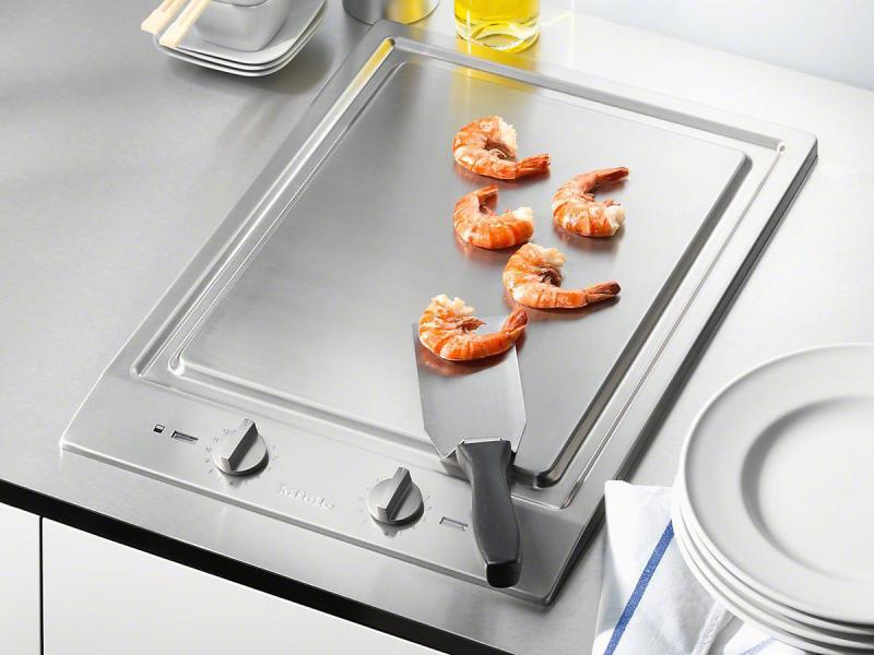 Miele Tepanyaki-Grill CombiSet CS 1327Y Aufliegend Edelstahl-Grillplatte mit zwei separat regelbaren Heizbereichen