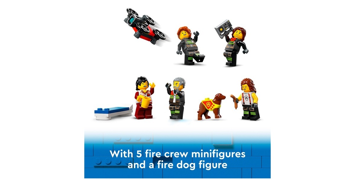 LEGOCity - Brandweerkazerne en brandweerauto Constructiespeelgoed  (60414)