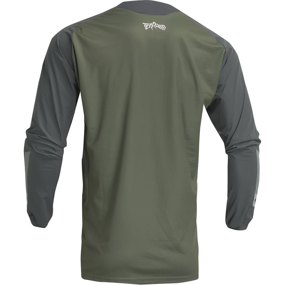 Thor Motocross - Maillot Terrain Kaki / Charcoal