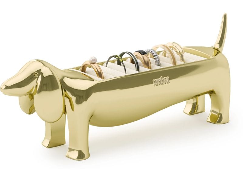 Umbra Ringhalter Dachsie, Gold Ringhalter in Dachsform