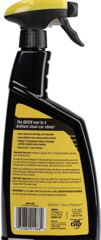 Meguiar's Ultimate Quik Wax - Spray 450ml - Synthetische Formule