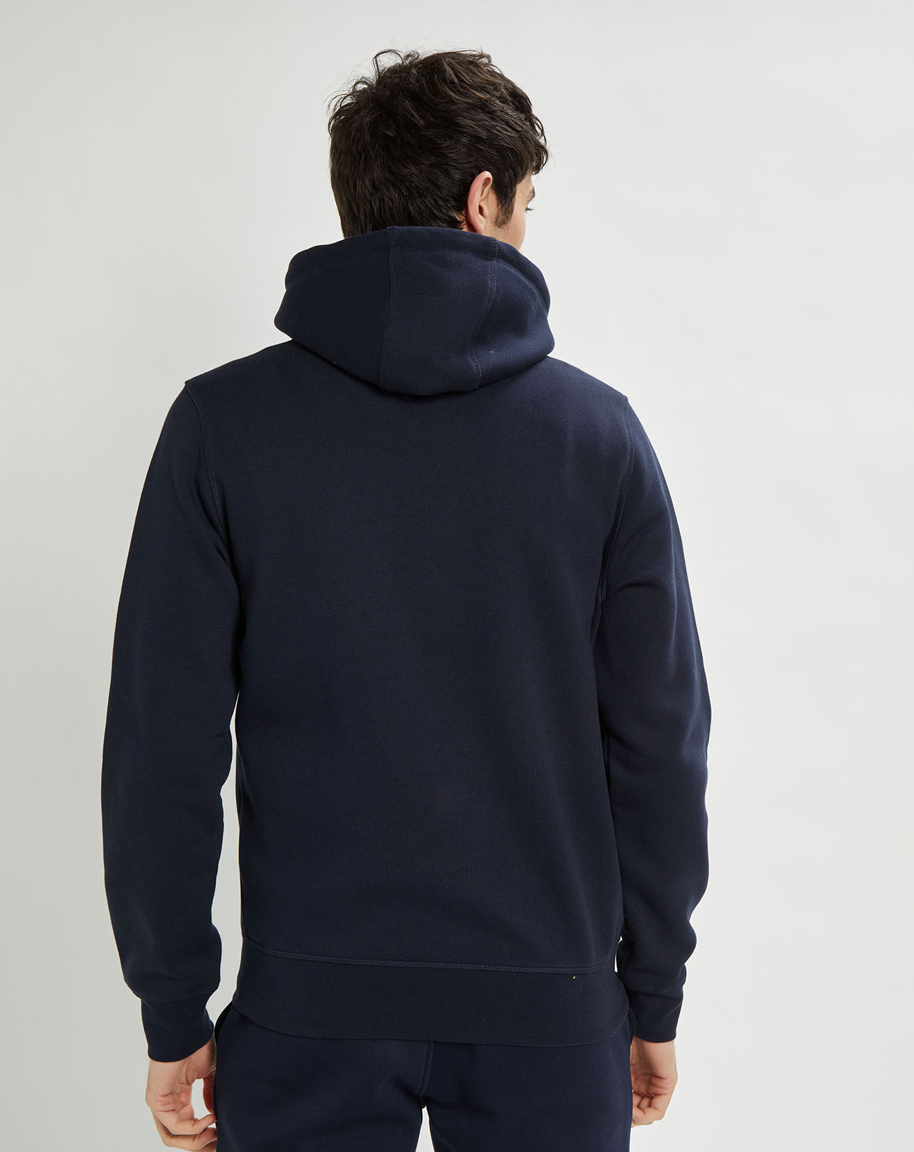 Tommy Hilfiger Sweat à capuche zippé Tommy Logo bleu marine