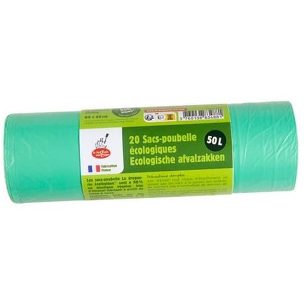 Sacos Para Lixo Ecológicos 50L - 20 Unidades