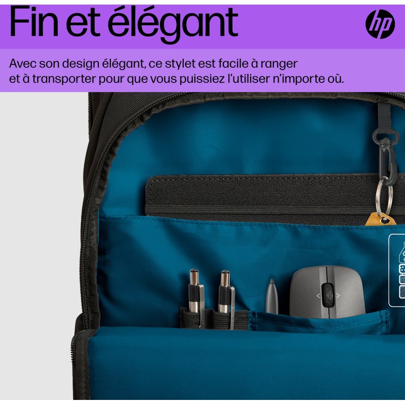 HP Stylet rechargeable ultra-plat