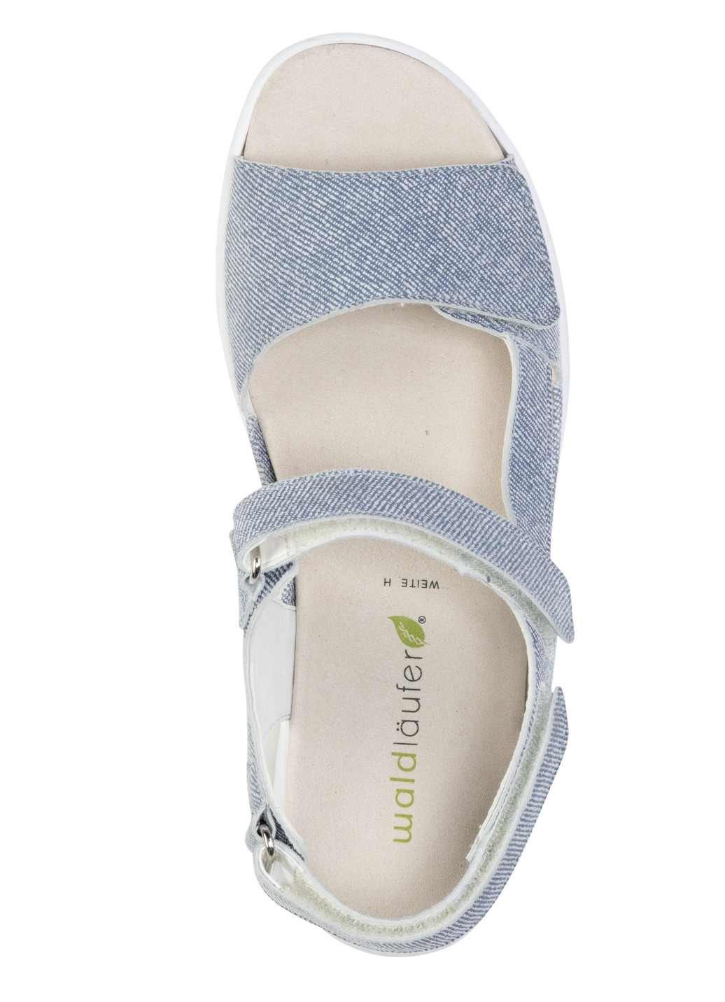Waldläufer Sandalette mit effektvoller Prägung