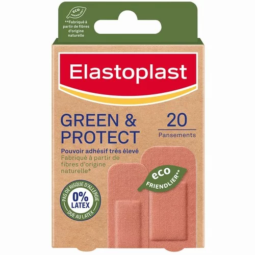 Green & Protect Tissu Grand Formats - 20 Pansements