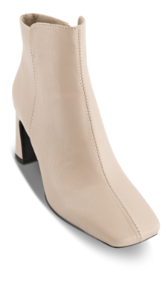 B&CO Kort damestøvle Beige 5252500833