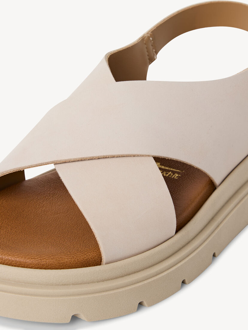 Leren Sandaaltje - beige