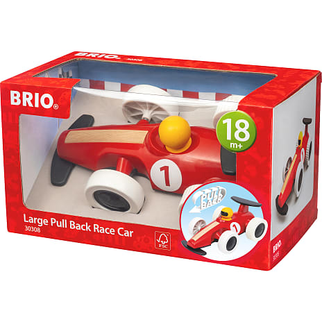 BRIO 30308 stor pull-back racerbil