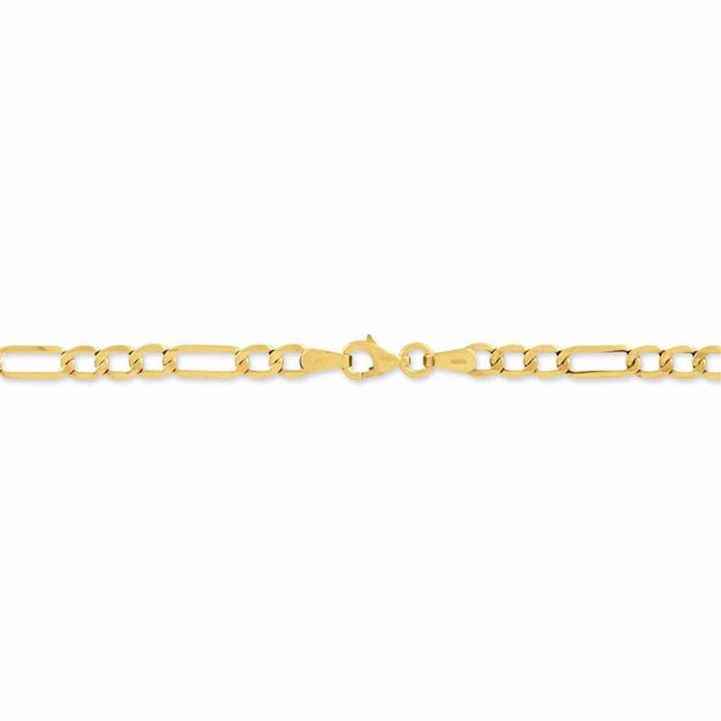 Chaîne Allaoui Maille Alternée 1/3 Or Jaune