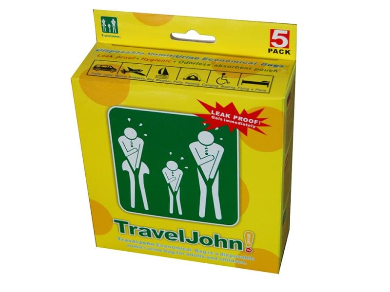Traveljohn Brechbeutel 5er-Pack Spuckbeutel, Lösung bei Brechreiz