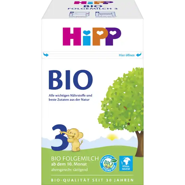 Bio Folgemilch 3, ab dem 10. Monat