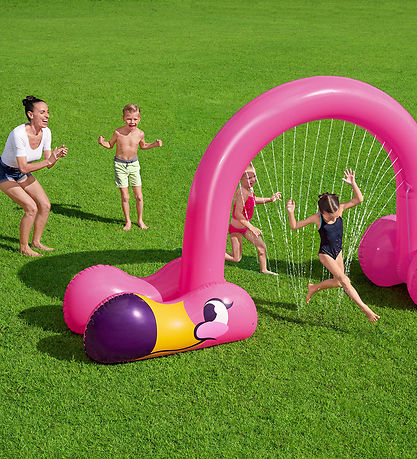 Bestway Aufblasbarer Sprinkler - 340x110x193 cm - Flamingo