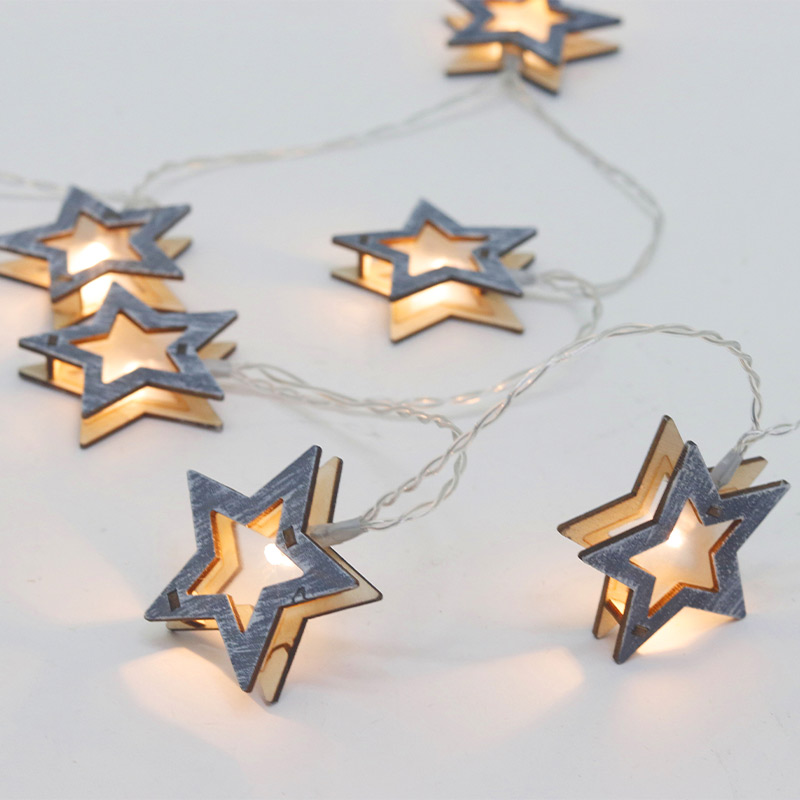 Guirlande lumineuse 10 LED blanc chaud