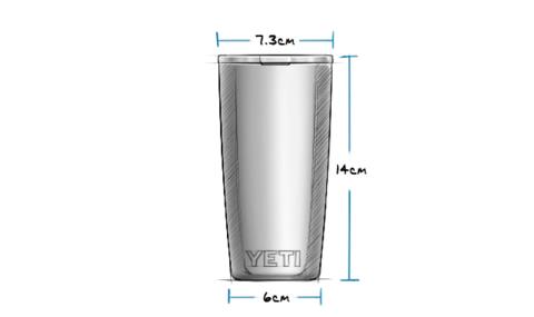 Yeti Verre Rambler 10oz (296 ml) Peach