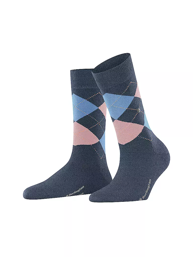 BURLINGTON Damen Socken MARYLEBONE 36-41 dark blue mel blau