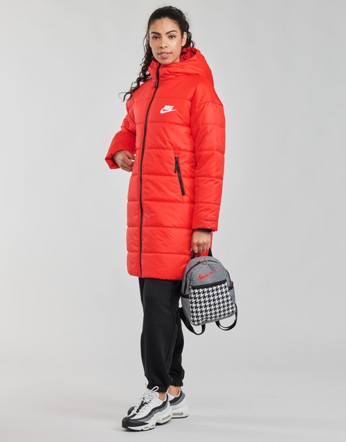 Nike - W NSW TF RPL CLASSIC HD PARKA - Rouge / Noir / Blanc