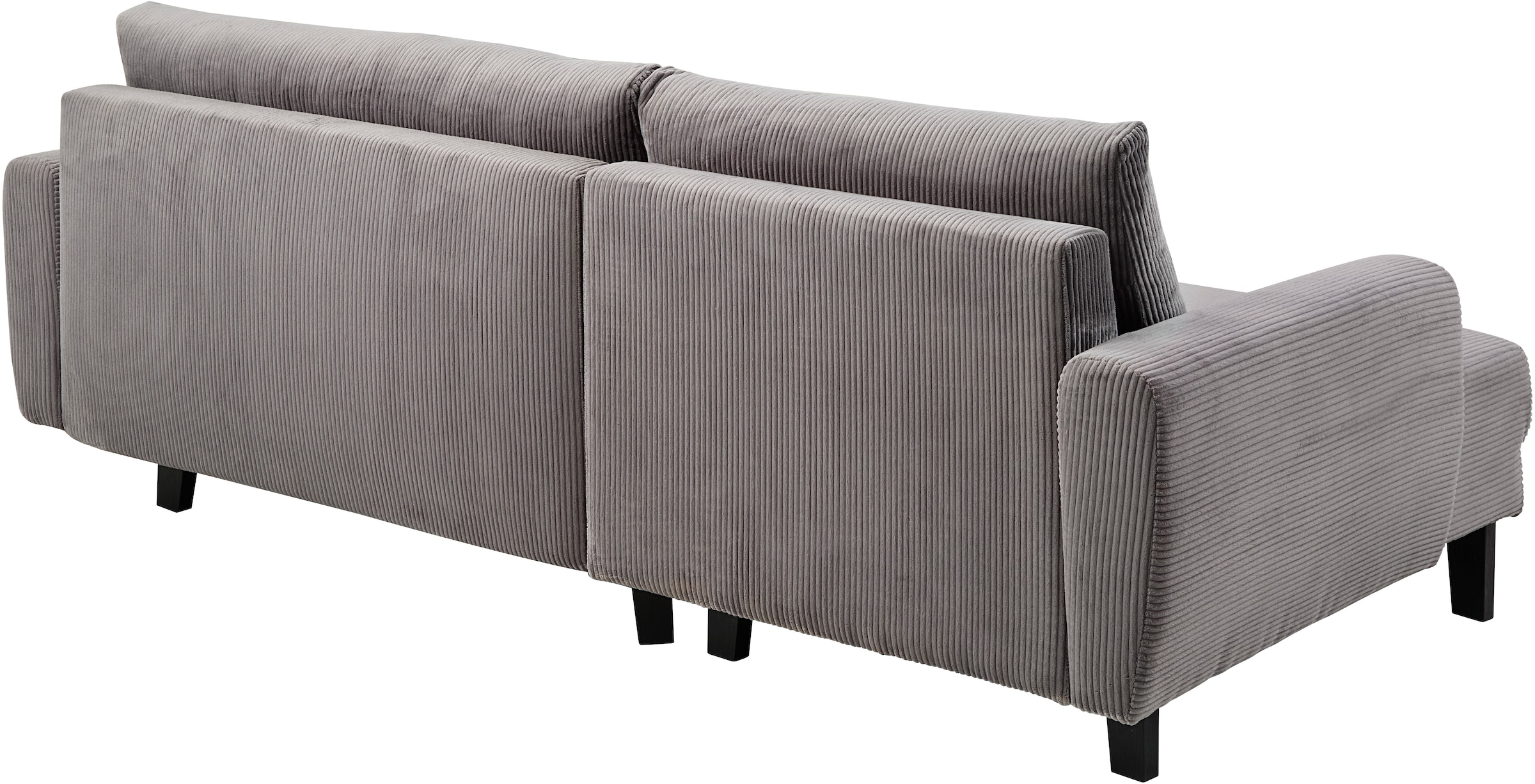 ATLANTIC home collection Ecksofa »Leonid L-Form« mit Schlaffunktion und Bettkasten