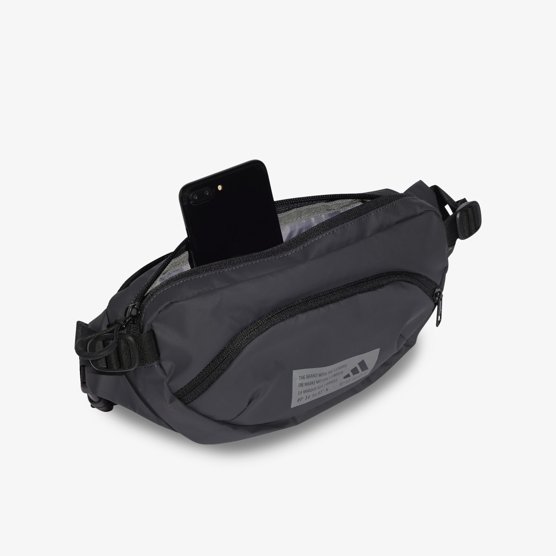 adidas HYBRID WAISTBAG Gürteltasche für HerrenDamen - Silber | reno.de